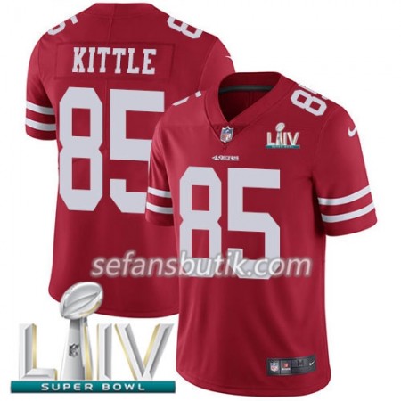San Francisco 49ers Tröjor George Kittle 85 Nike Röd 2020 Super Bowl LIV - Herr